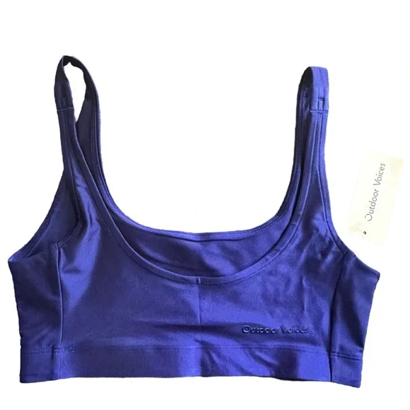 NWT Outdoor Voices Beam Bra in Midnight, size M - Picture 3 of 4